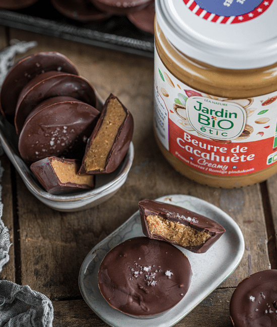 Fondant Protéiné au Chocolat, beurre de Cacahuète & Caramel Mou cru -  Vegetopie