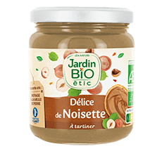 Jardin Bio Pâte à Tartiner Chocolat et Noisette 750G – Green Village Maroc