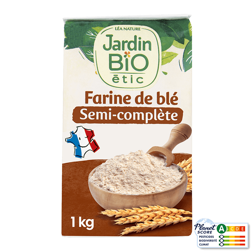 Farine T80 bio - Farine de blé semi complète T8 bio
