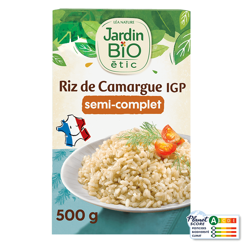 Riz de Camargue IGP demi complet BIO - Grain de Frais - paquet 500g