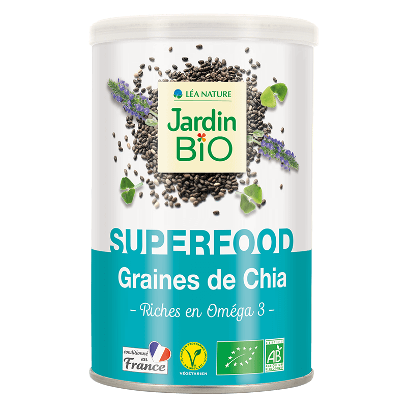 Super graines de chia bio - Super aliment bio bien-être et riche