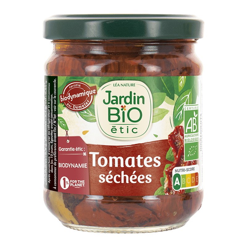 Tomates séchées bio - Tomates bio pour vinaigrette et sauce